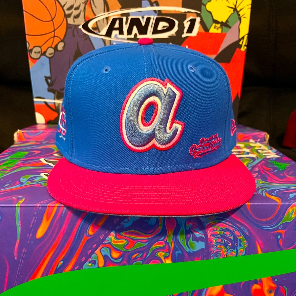 Atlanta Braves New Era MLB x Big League Chew Curveball Cotton Candy Flavor Pack